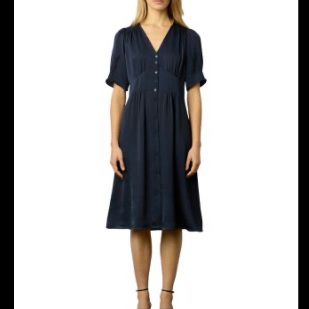 Gerard Darrel Elonie Navy Dress